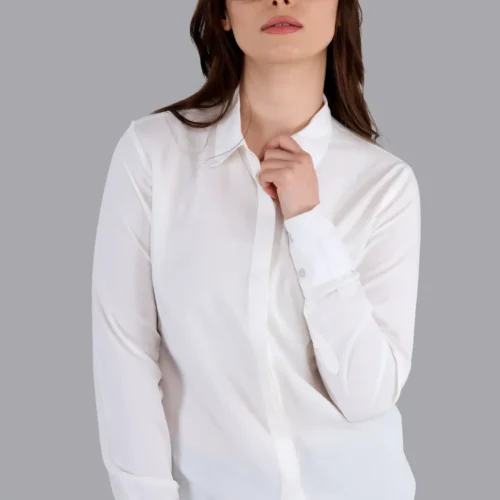 White formal shirt for women – classic office and business wear White formal shirt for women – classic office and business wear