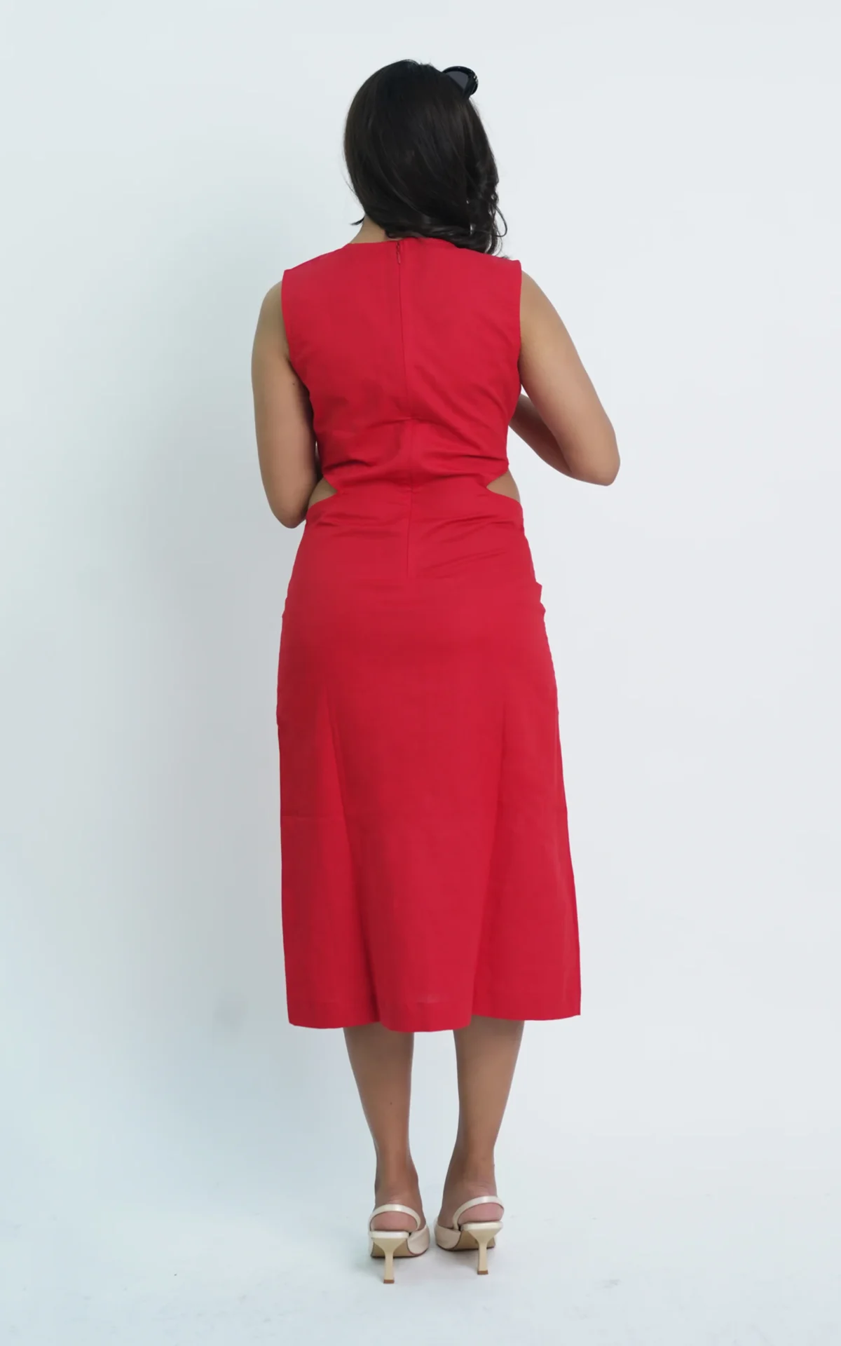 Cherry Love dress – elegant, red dress for evening events and special occasions